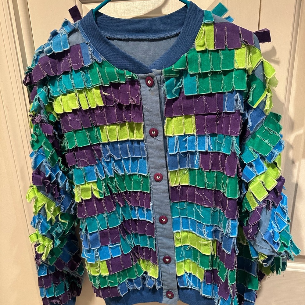 Colorful Patchwork Jacket - image 1